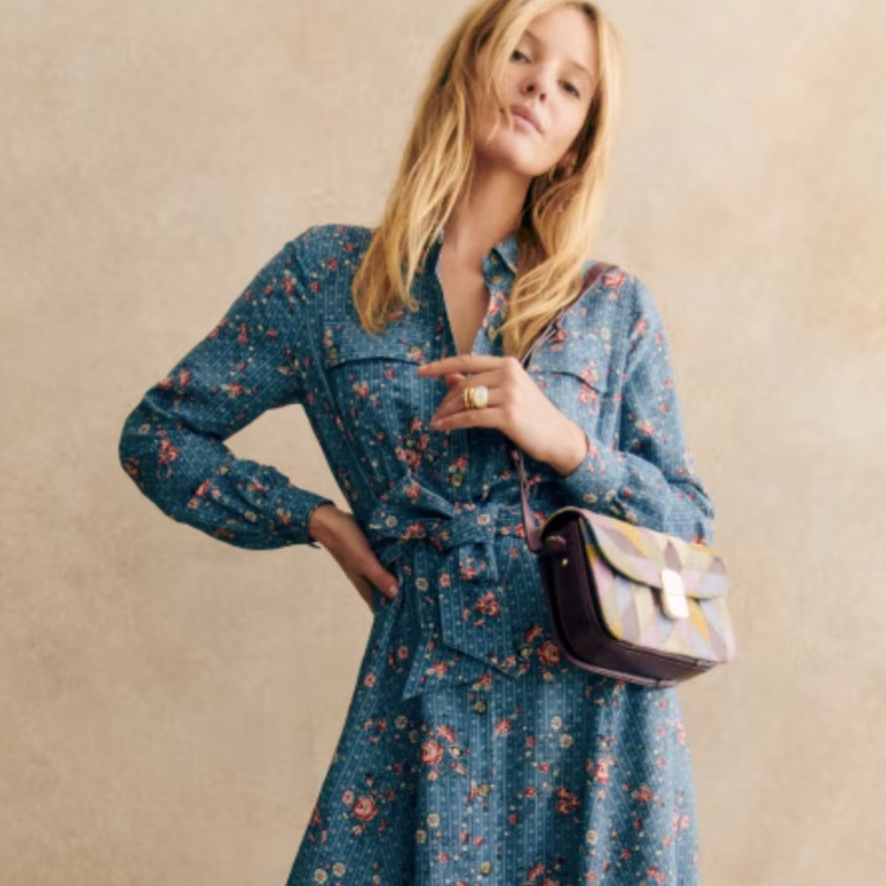 Sezane Lauretta Dress Size 12 NWOT